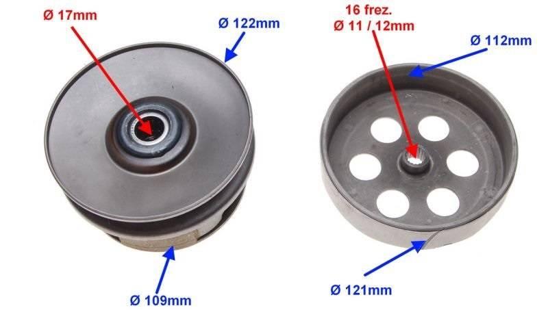 Sprzęgło tył yamaha mio50 | AY51644 - zdjęcie 4