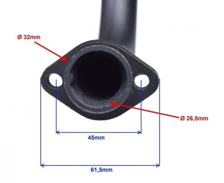 Kolanko wydechowe junak 901 | J9018005 - zdjęcie 2