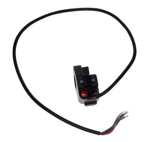 Przełącznik kierunkowskazów czarny | AW5191