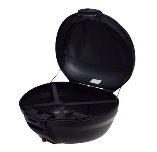 Kufer k-max z płytą montażową srebrny 50l - zdjęcie 3