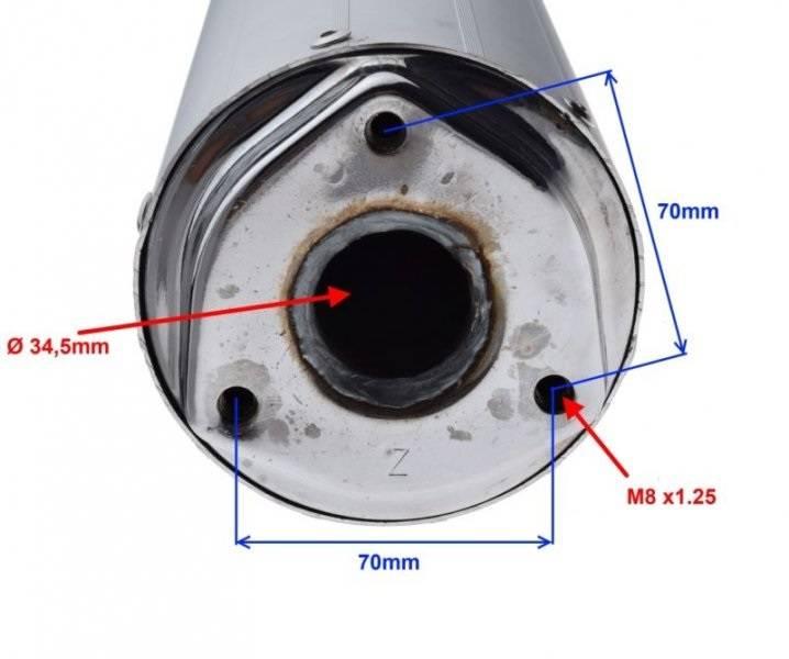 Tłumik bez katalizatora 2t | ZB8001 - zdjęcie 2