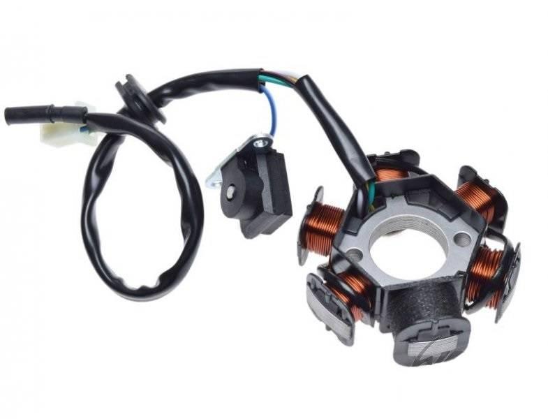 Stator iskrownik 6 cewek sym mio 50 4t | AI22567