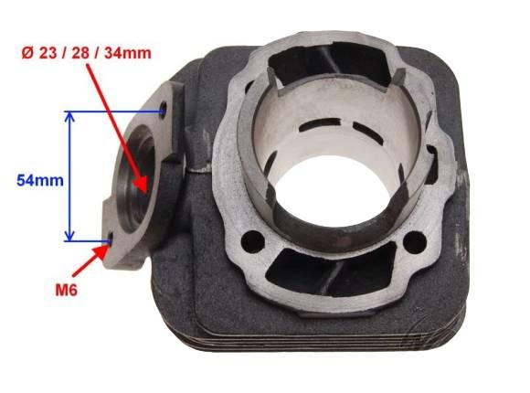 Cylinder honda dio daelim 70 | AY3002 - zdjęcie 4