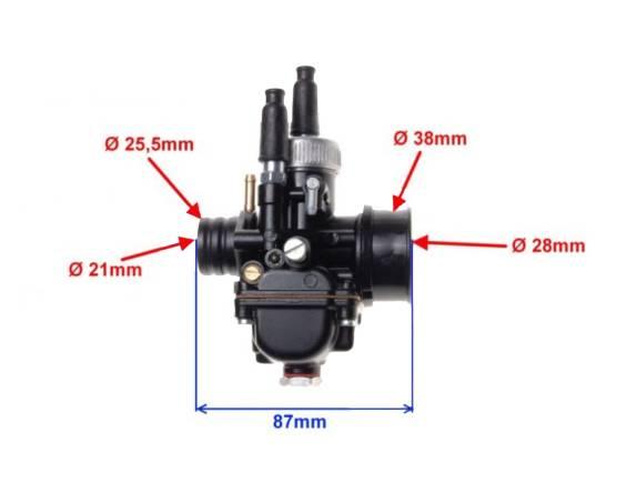 Gaźnik 21 mm zamiennik dla dellorto typ phbg - zdjęcie 5