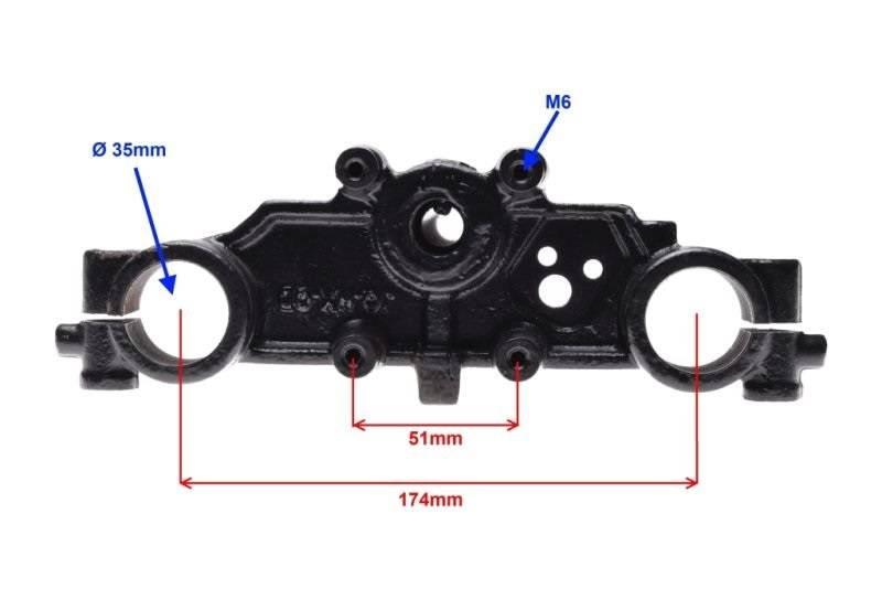 Półka dolna widelca romet crs50/125 | RCR5105 - zdjęcie 4