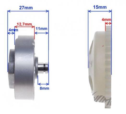 Pompa oleju silnik 154fmi | FMI0054 - zdjęcie 3
