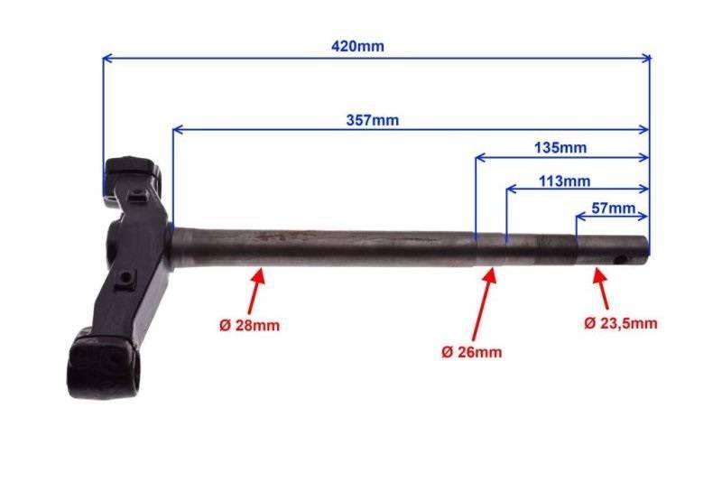 Półka widelca peugeot kisbee | PKI5111 - zdjęcie 2