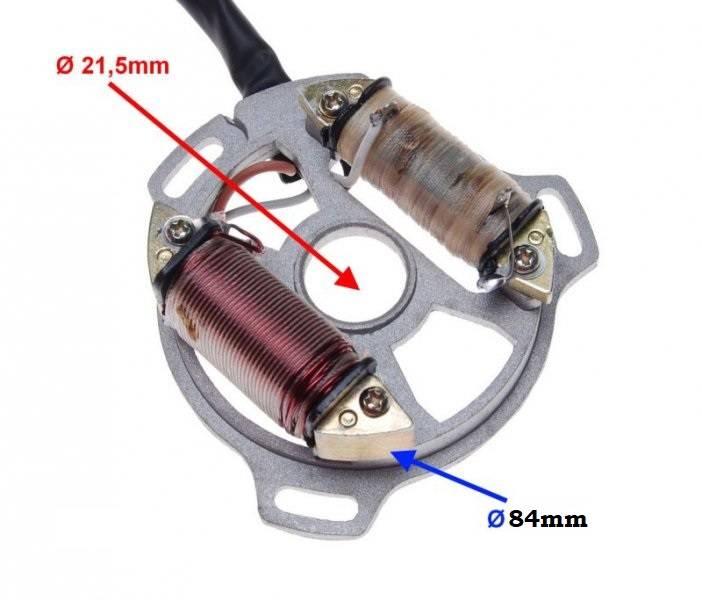 Stator iskrownik 2 cewki kos 2t | ZK2005 - zdjęcie 2