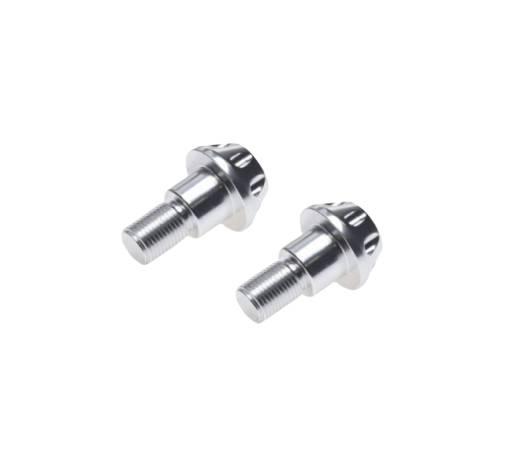 Końcówka kierownicy srebrna yamaha m16x1.5 - zdjęcie 3