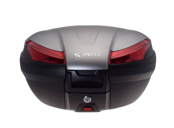 Kufer k-max z płytą montażową srebrny 50l - zdjęcie 4