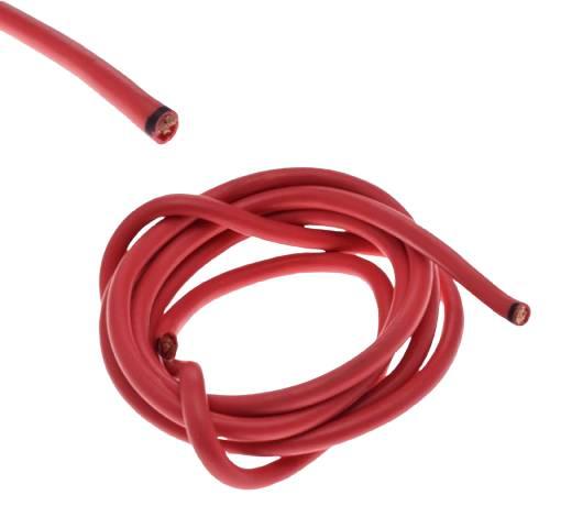 Przewód instalacji 16,00mm czerwony 2 metry