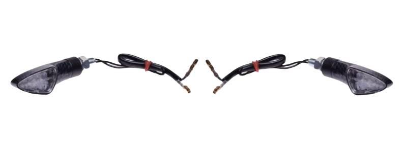 Kierunkowskaz carbon biały klosz led | AM1371