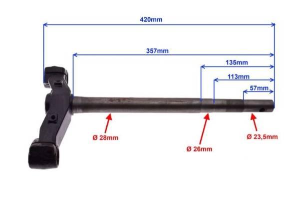 Półka widelca peugeot kisbee | PKI5111 - zdjęcie 4