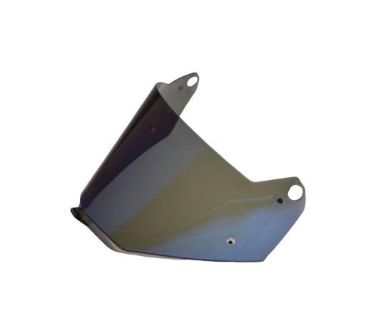 Szyba kasku mx436 lustrzanka niebieska na pinlock