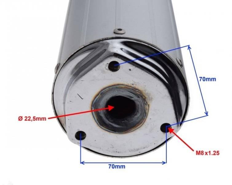 Wydech tłumik 4t keeway kingway zipp neco - zdjęcie 2