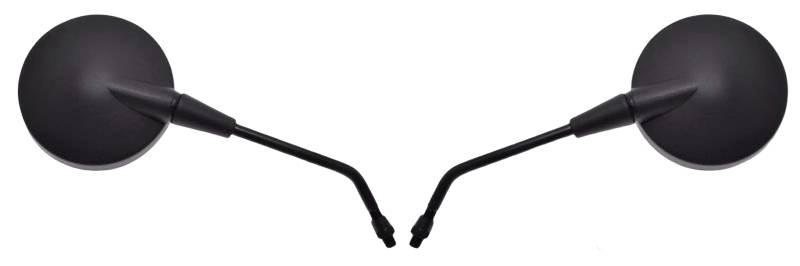 Lusterko okrągłe czarne m10 | LU0604