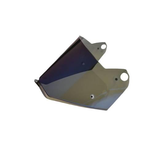 Szyba kasku mx436 lustrzanka niebieska na pinlock - zdjęcie 2