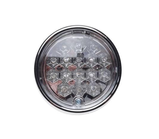 Lampa tył aprilia sr50 chrom led homologacja - zdjęcie 5