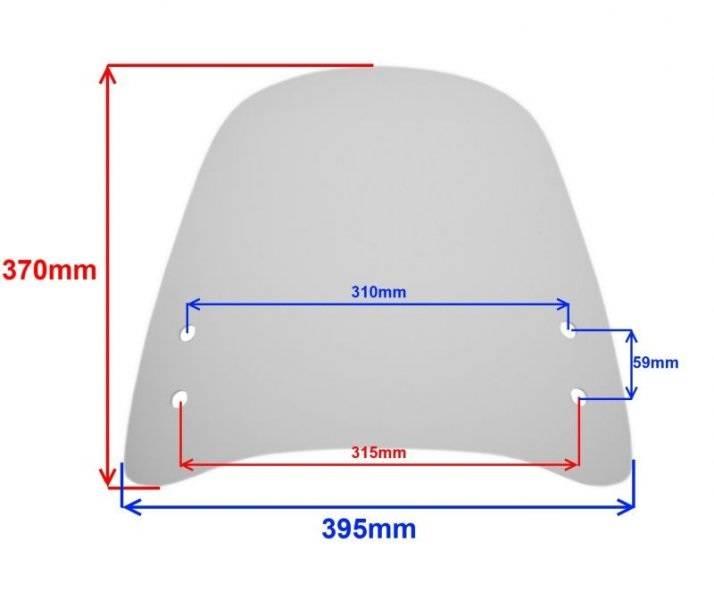 Owiewka szyba osłona longjia | AW9941 - zdjęcie 3
