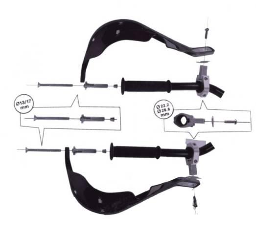 Osłona dłoni enduro zielone | AW52556 - zdjęcie 4