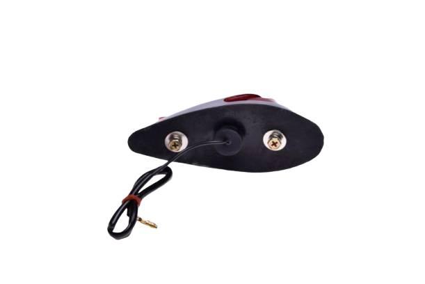 Lampa na błotnik czerwony chrom | AL60323 - zdjęcie 2