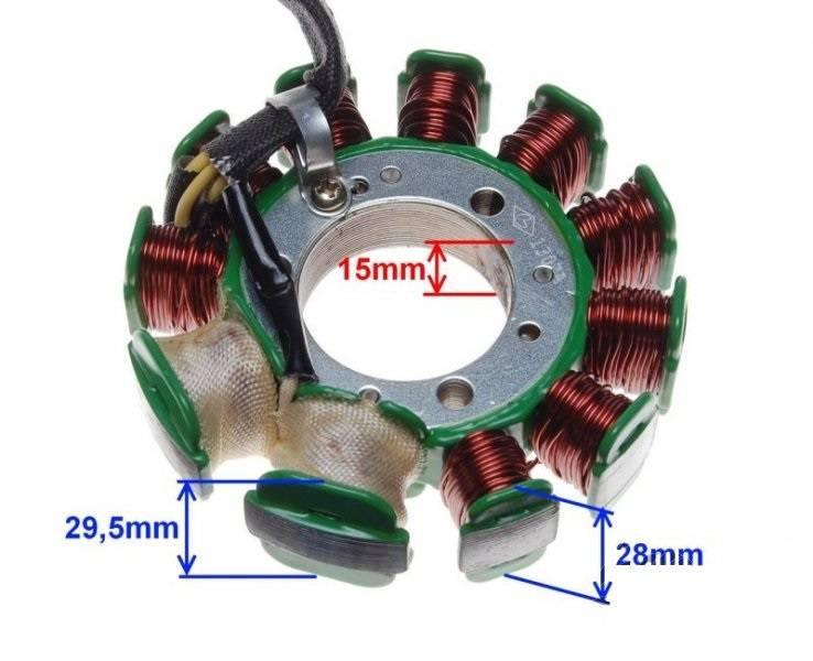 Stator iskrownik 11 cewek kingway czoper 150 250 - zdjęcie 3