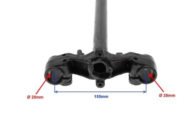 Półka widelca ze sztycą 30mm | ZD5111 - zdjęcie 3