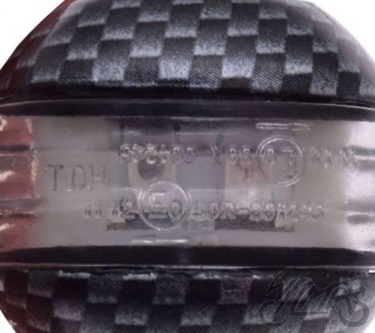 Kierunkowskaz carbon biały klosz led | AM1376 - zdjęcie 2
