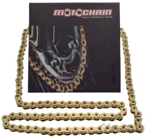 Łańcuch napędowy 130 ogniw 520 motochain złoty