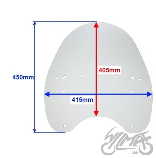 Szyba owiewki przezroczysta | AB79106 - zdjęcie 3