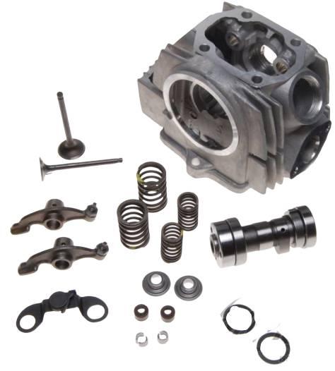 Głowica cylindra 110 cc 4t 52 mm z wałkiem rozrząd