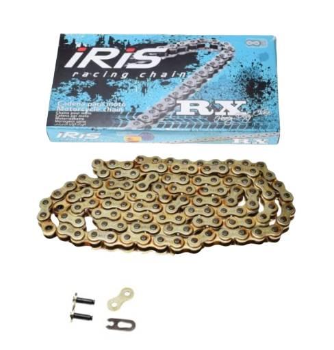 Łańcuch napędowy iris 520 racing rxl 112l złoty - zdjęcie 3