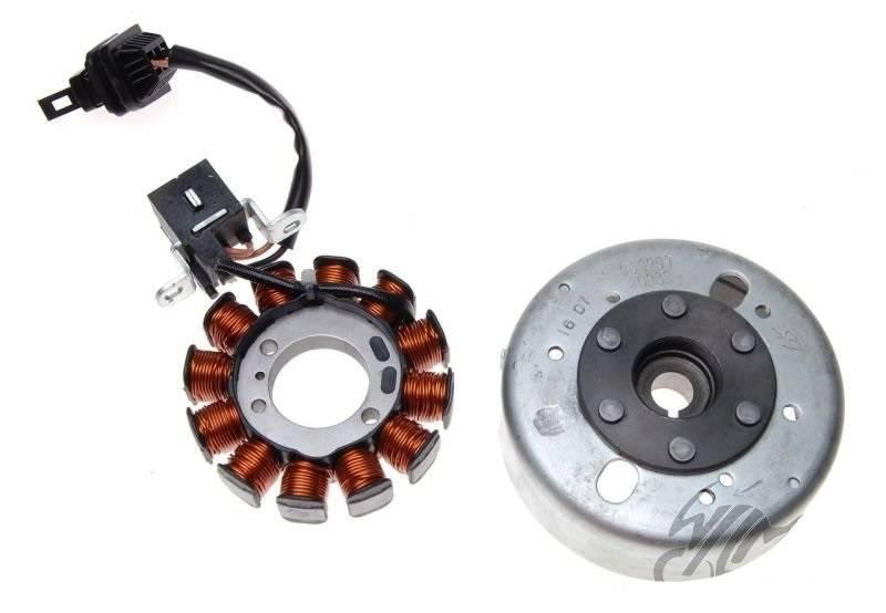 Stator iskro koło magnesowe piaggio zip 50 4t