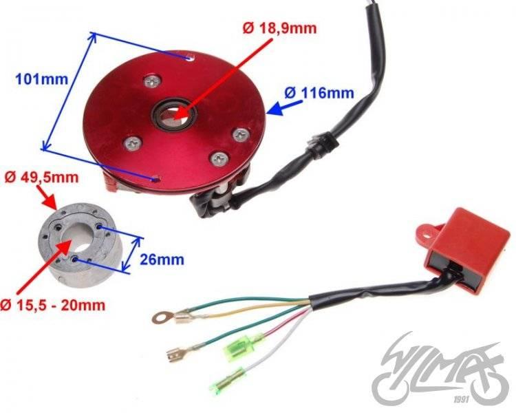 Stator iskrownik enduro z modułem | AI22502 - zdjęcie 6