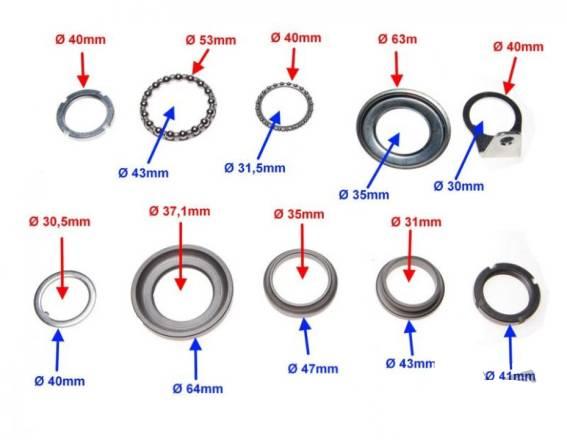 Łożyskowanie kierownicy piaggio zip | PZIP5112 - zdjęcie 3