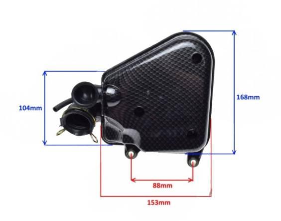 Filtr powietrza obudowa yamaha 50cc 3kj e2 - zdjęcie 3