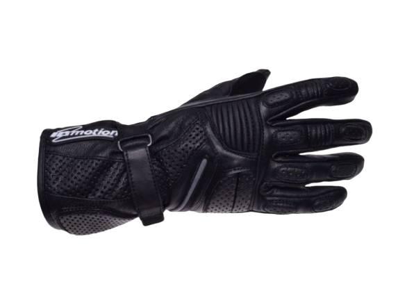 Rękawice im perforWzmoc.dł.czarno siwe xl