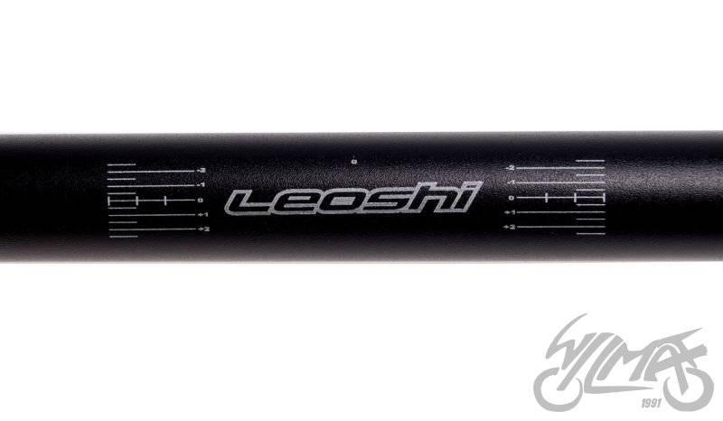 Kierownica enduro 22 mm aluminiowa czarna - zdjęcie 3