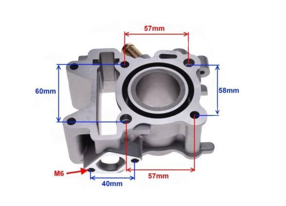 Cylinder yamaha vino 50 lc 4t 38.00mm | AYA3601 - zdjęcie 5