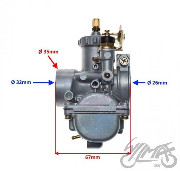 Gaźnik yamaha dt100 125 150 | AY56729 - zdjęcie 3