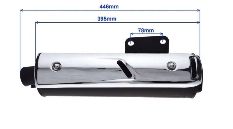 Tłumik qt-4 2t z katalizatorem sharpy 50 - zdjęcie 2