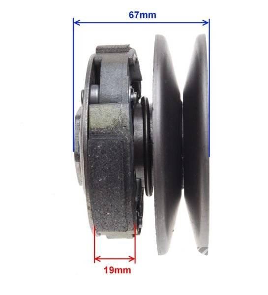 Sprzęgło tył yamaha bws 50 2t | BWS0101 - zdjęcie 3