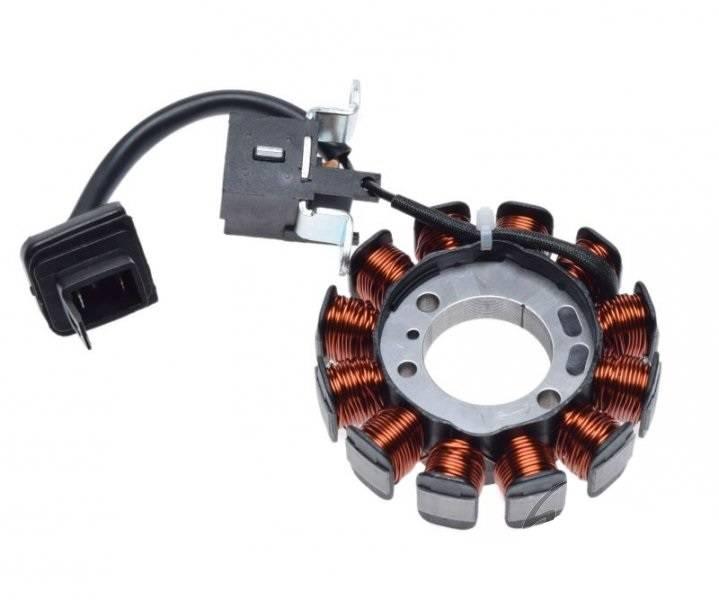 Stator iskrownik 12 cewek piaggio zip 50 4t