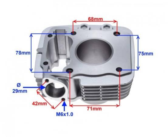 Cylinder 52,40 honda cbf 125 | HCBF0020 - zdjęcie 4
