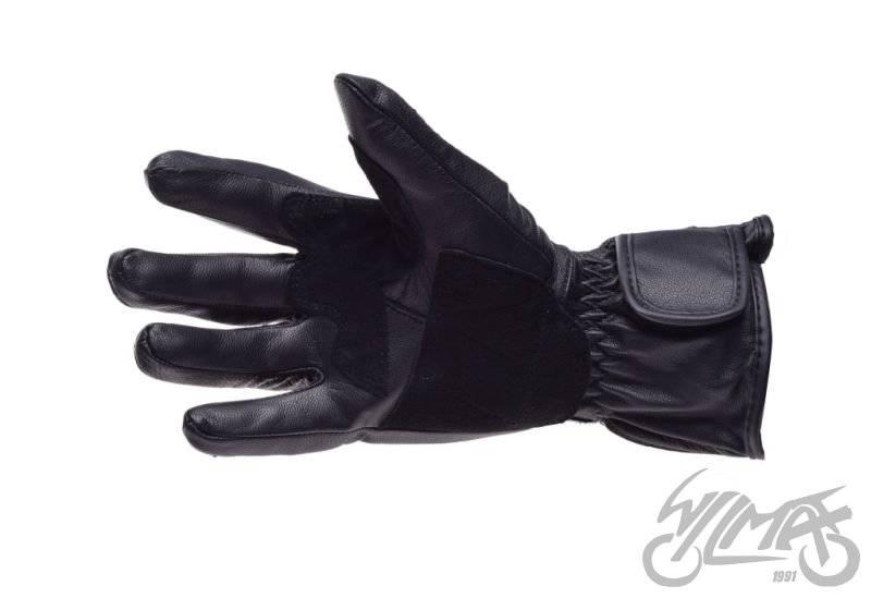 Rękawice im perforWzmoc.dł.czarno siwe xs - zdjęcie 3