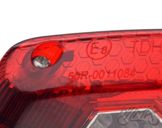 Lampa tył led czerwony klosz cn | AM9901C - zdjęcie 3