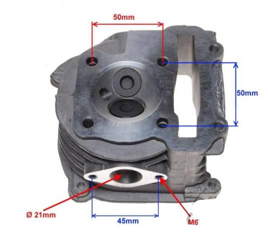 Głowica cylindra 90 cc 4t wilga vapor i inne - zdjęcie 5