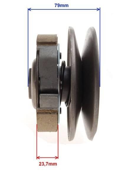 Sprzęgło tył gy6-125 | AY51649 - zdjęcie 3