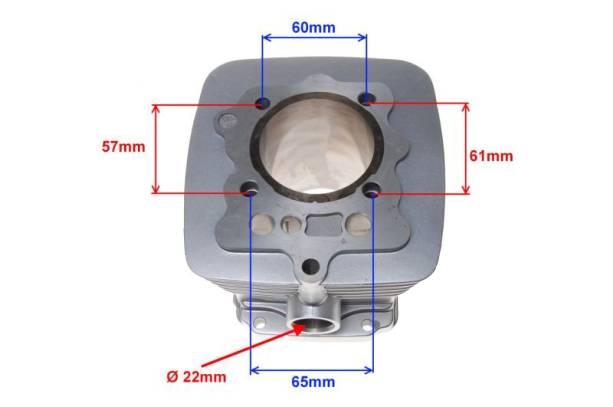 Cylinder atv200 kinroad 4t 63,40 powietrze - zdjęcie 4