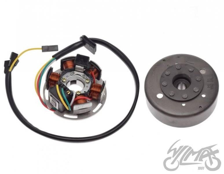 Stator iskrownik 6 cewek koło magnesowe april - zdjęcie 2